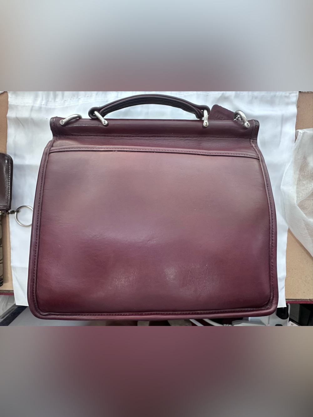 Rare Vintage Coach Willis! Currant and Nickel! - Picture 14 of 16